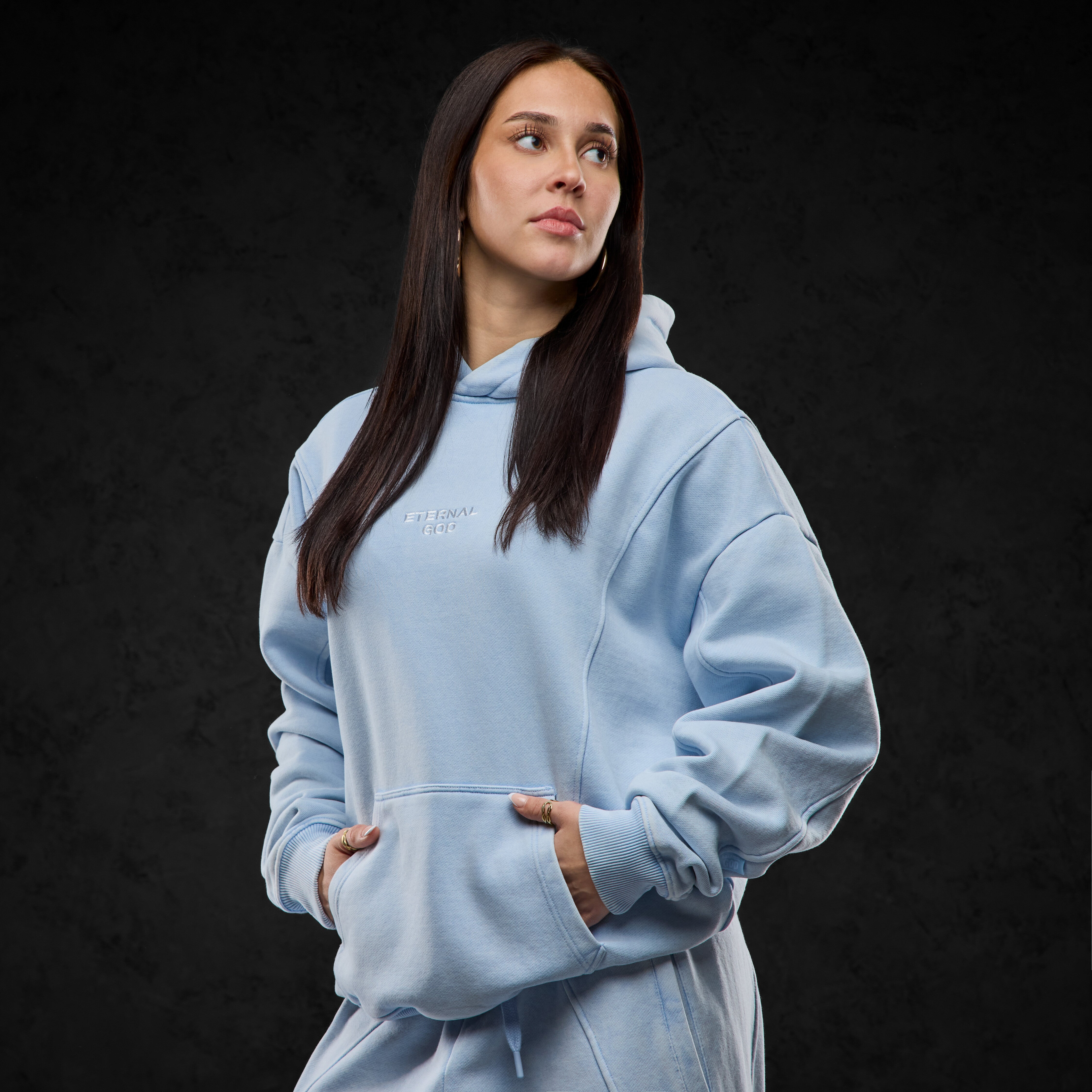 Eternal God E.G.O. (Washed Blue) Hoodie 402077