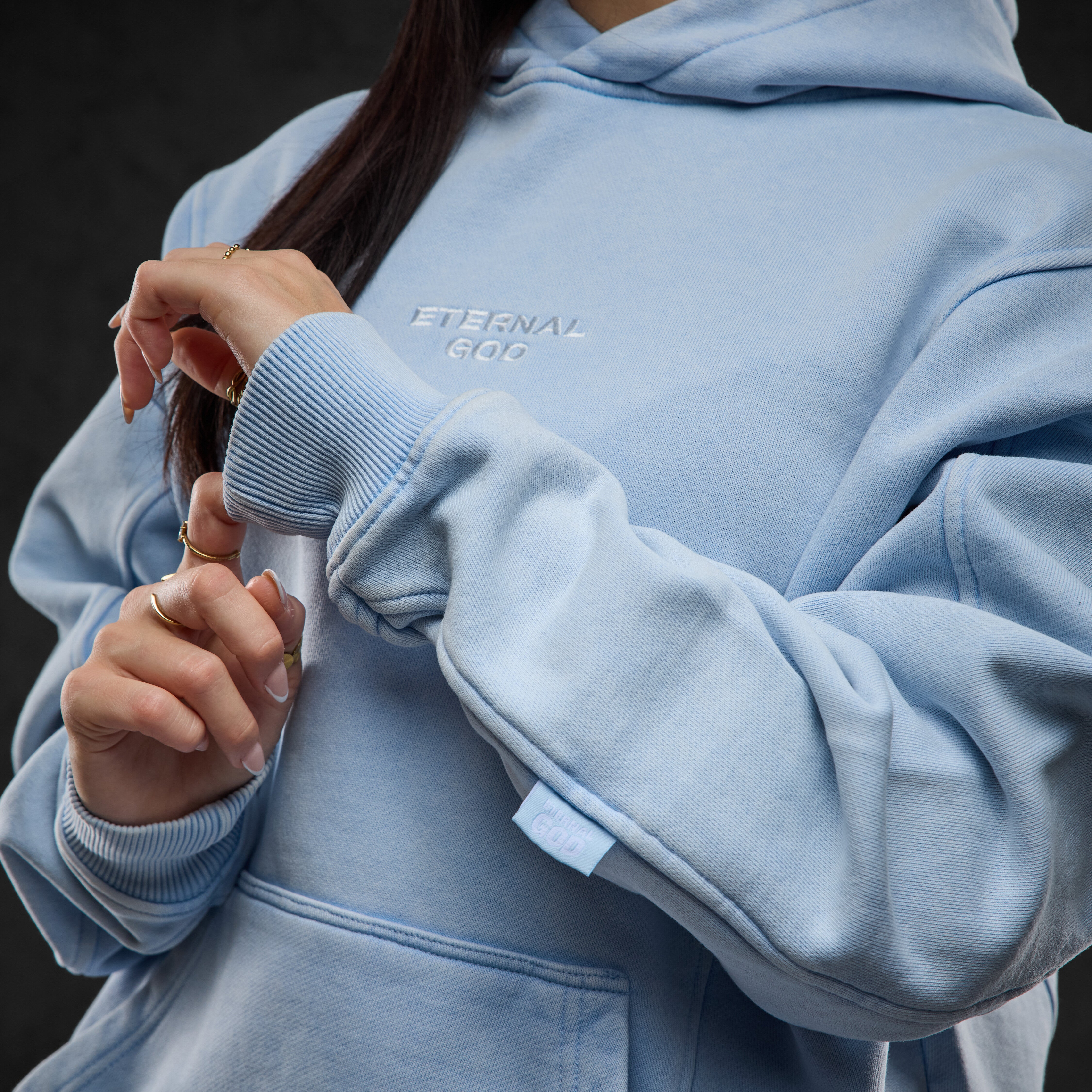 Eternal God E.G.O. (Washed Blue) Hoodie 402086