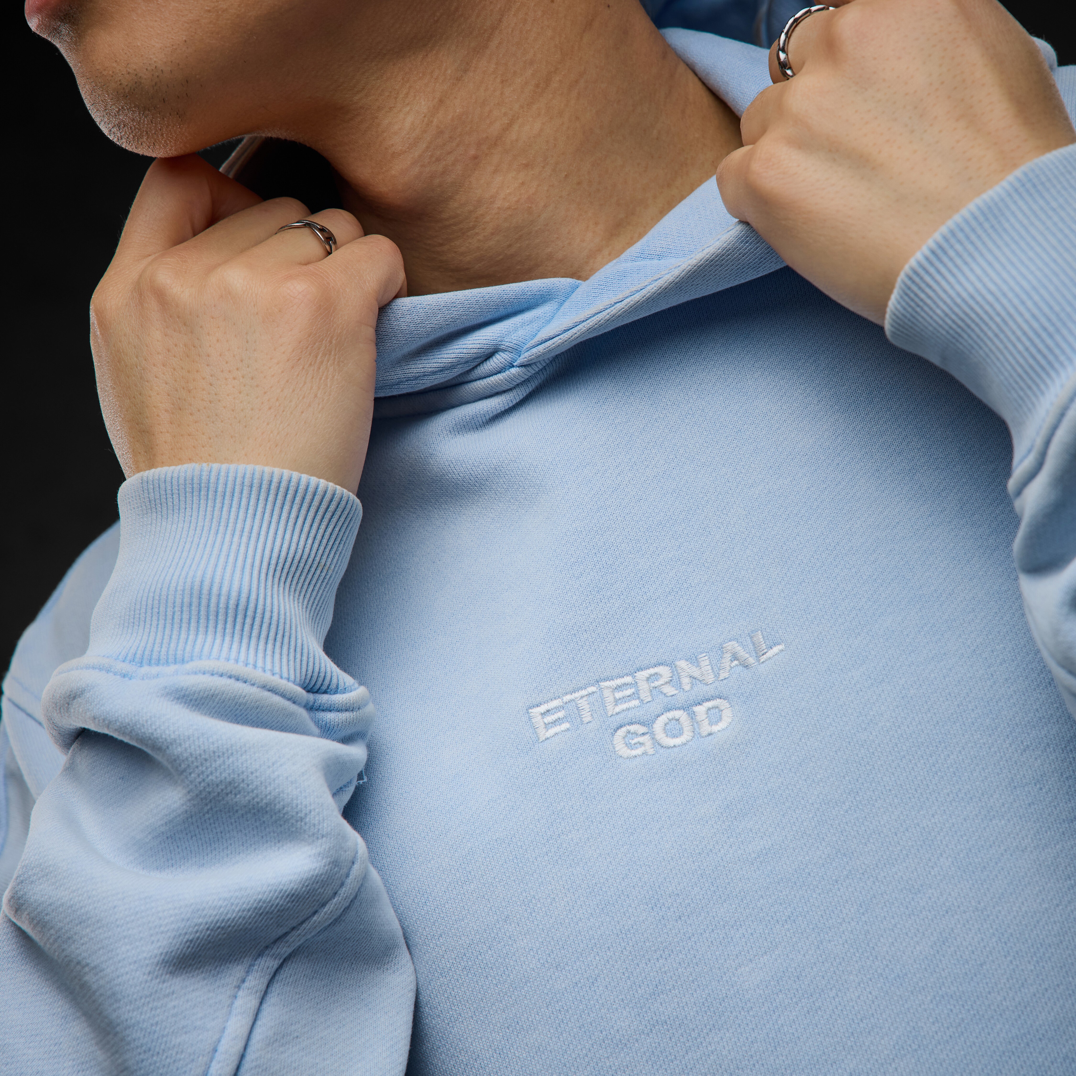 Eternal God E.G.O. (Washed Blue) Hoodie 402092