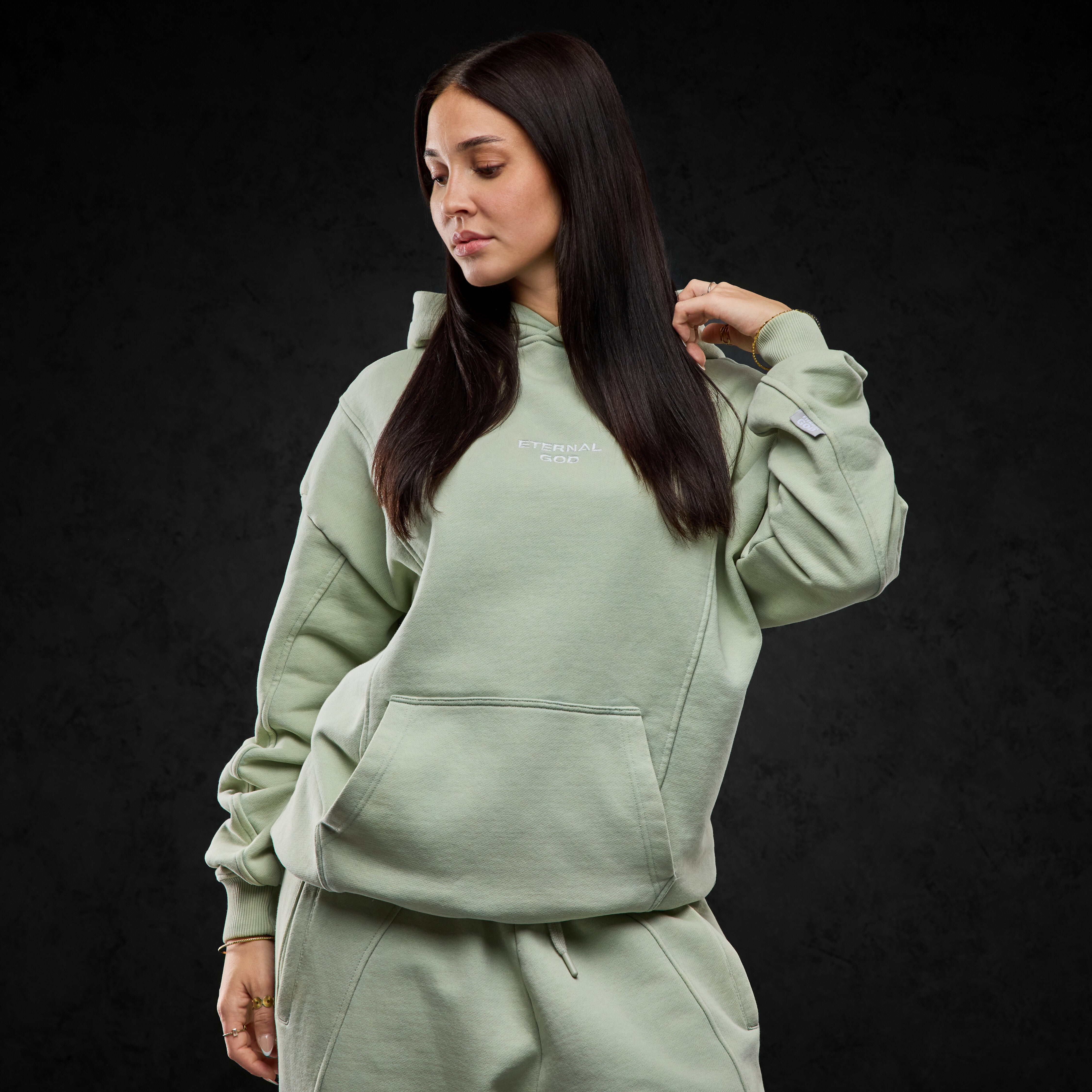 Eternal God E.G.O. (Washed Green) Hoodie 401969