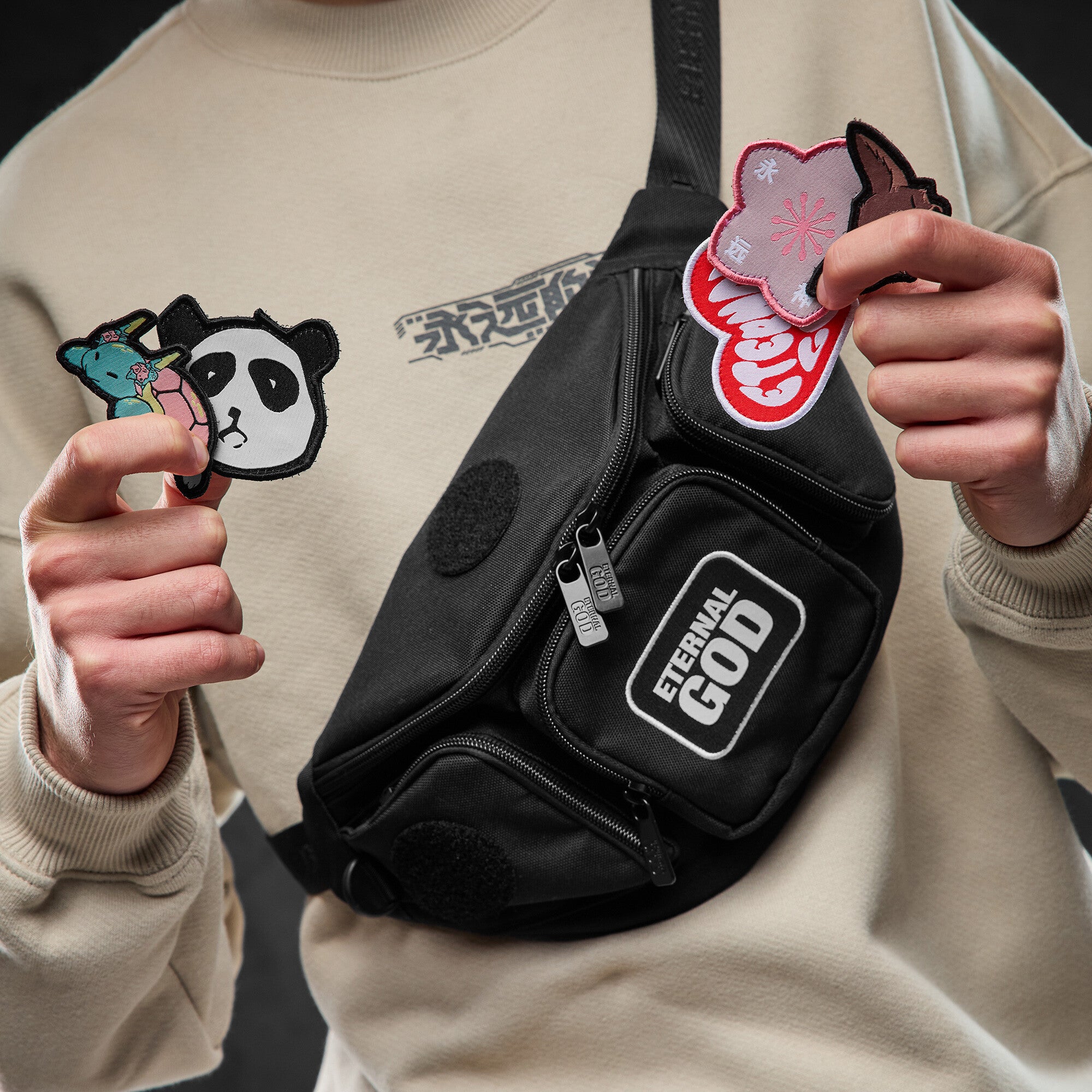 Eternal God Hip Patch Bag Hip Bag 396874