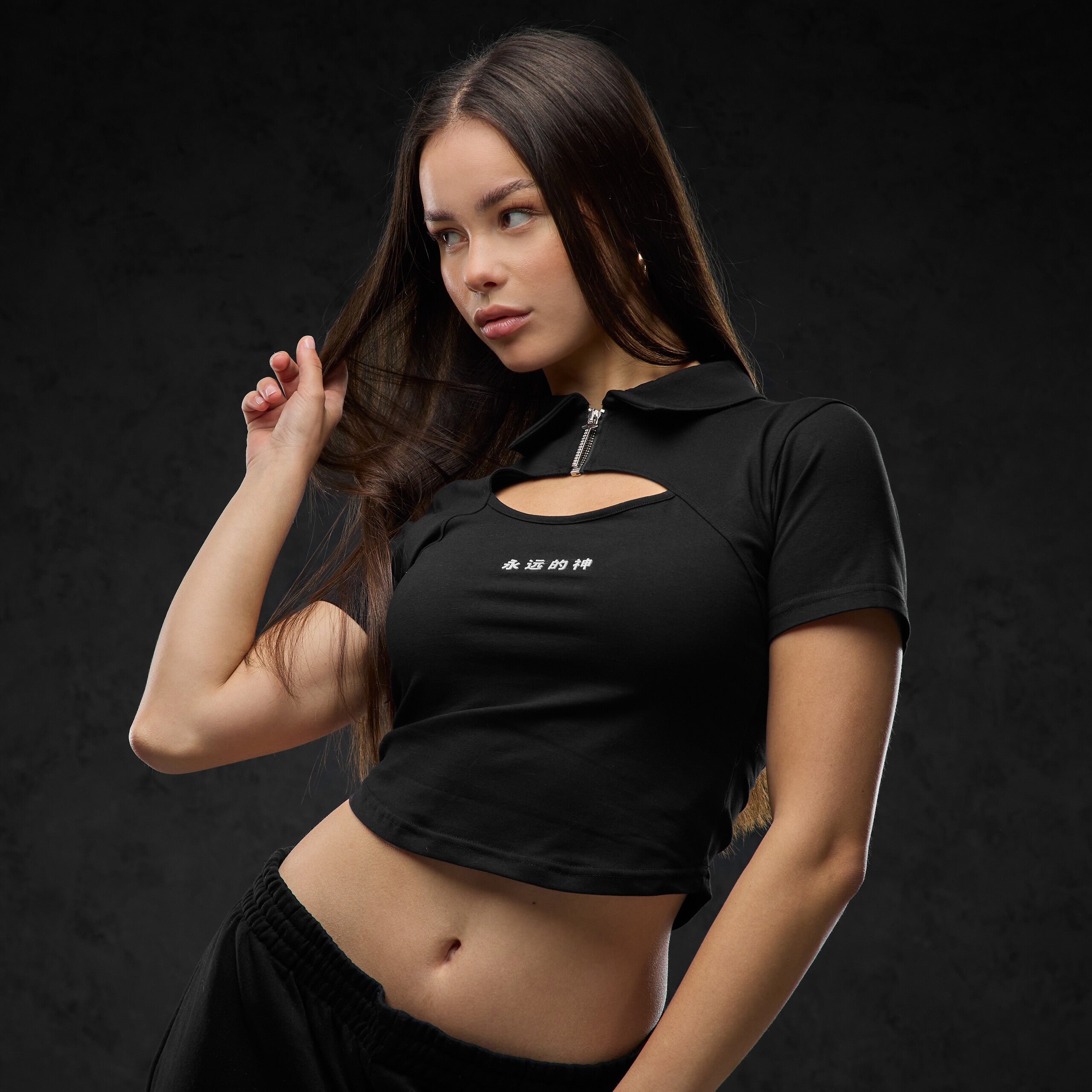 Eternal God Katana Crop Top 370676