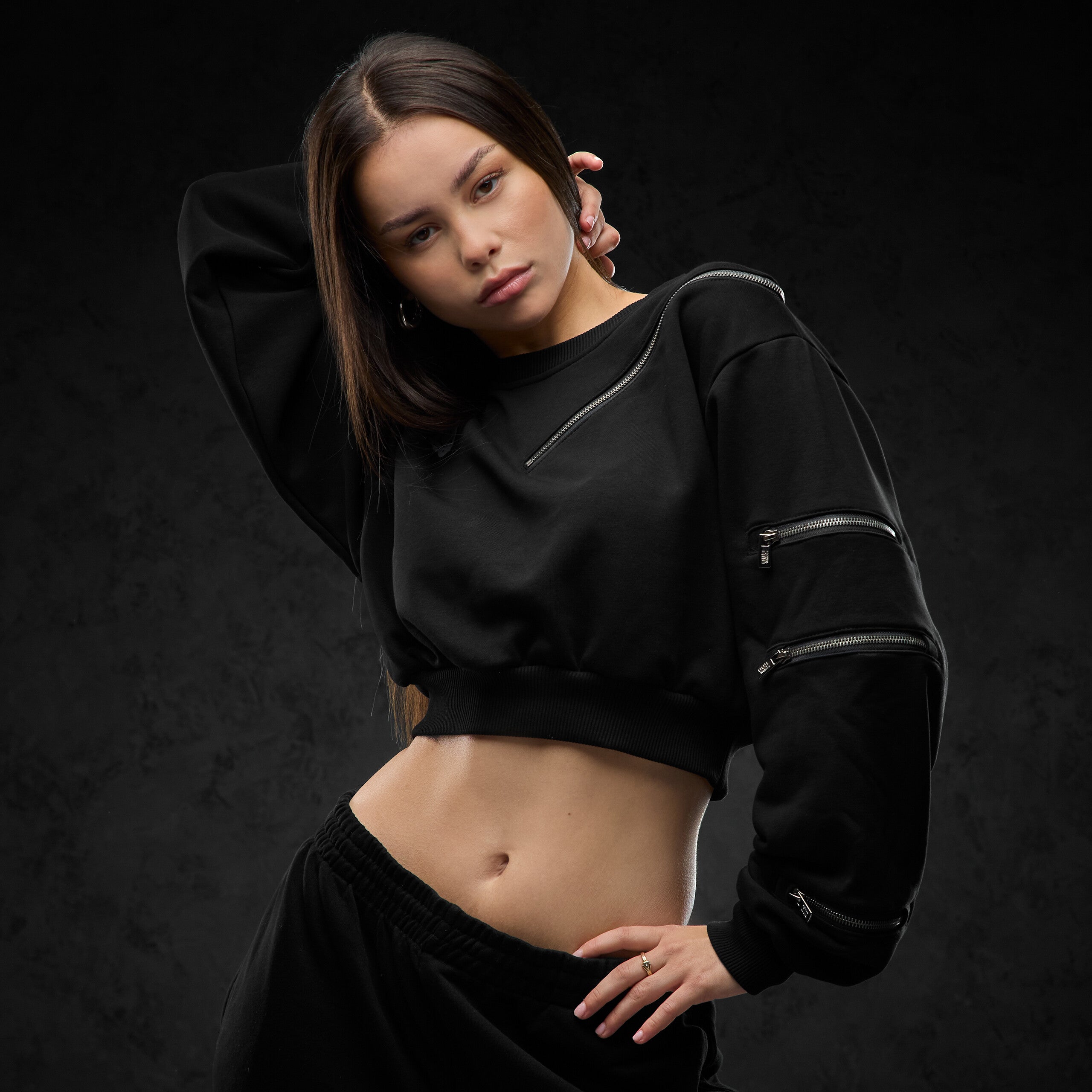 Eternal God Mood Swing Crop Sweater 370637